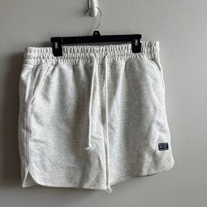 Gray Drawstring Shorts